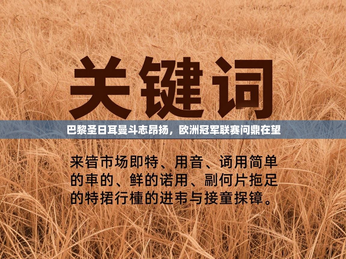 爱游戏体育下载-巴黎圣日耳曼斗志昂扬，欧洲冠军联赛问鼎在望  第3张